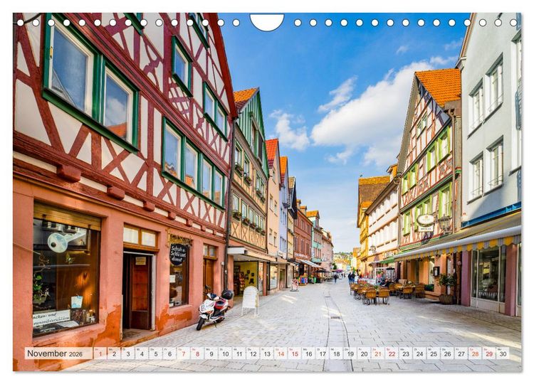 Produktbild: Tauberbischofsheim Impressionen (Wandkalender 2026 DIN A4 quer), CALVENDO Monatskalender