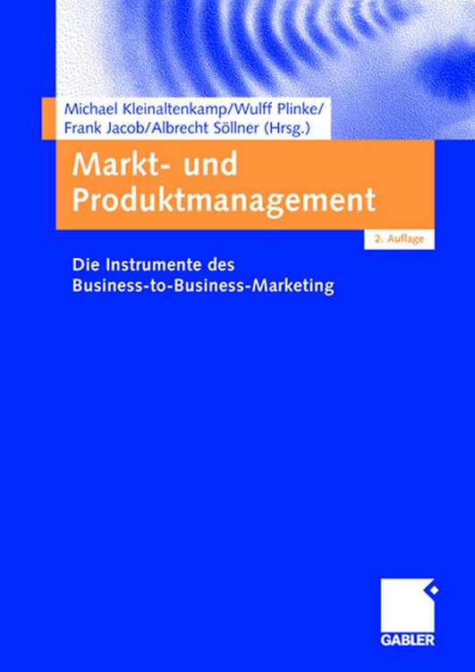 Produktbild: Markt- und Produktmanagement