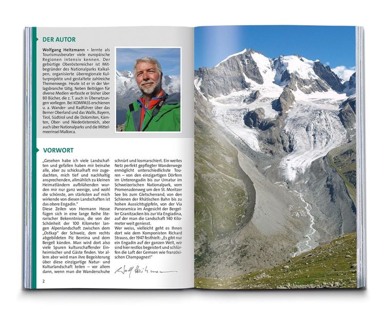 Produktbild: KOMPASS Wanderführer Engadin und Südbünden, 60 Touren mit Extra-Tourenkarte