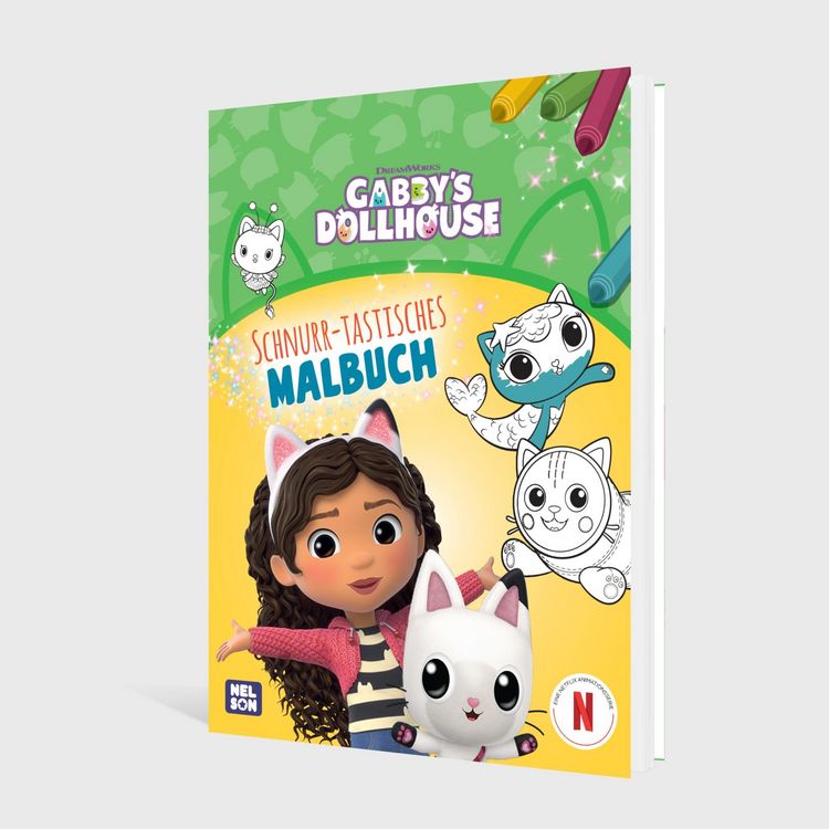 Produktbild: Gabby's Dollhouse: Schnurr-tastisches Malbuch