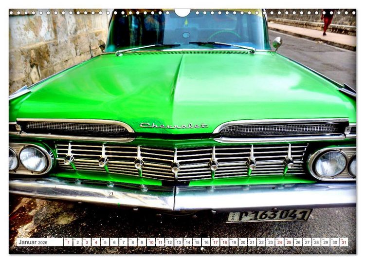 Produktbild: CHEVY - Ganz in Gr&uuml;n (Wandkalender 2026 DIN A3 quer), CALVENDO Monatskalender