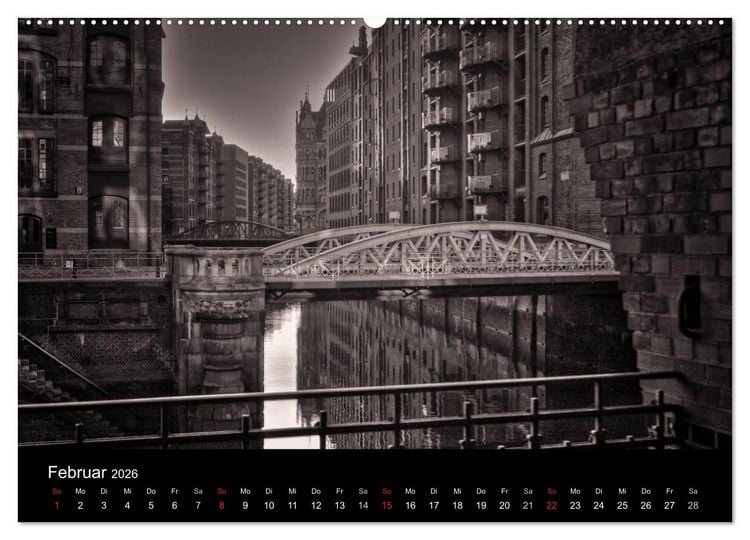 Produktbild: Hamburg (hochwertiger Premium Wandkalender 2026 DIN A2 quer), Kunstdruck in Hochglanz