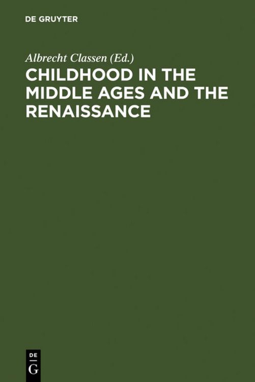 Produktbild: Childhood in the Middle Ages and the Renaissance