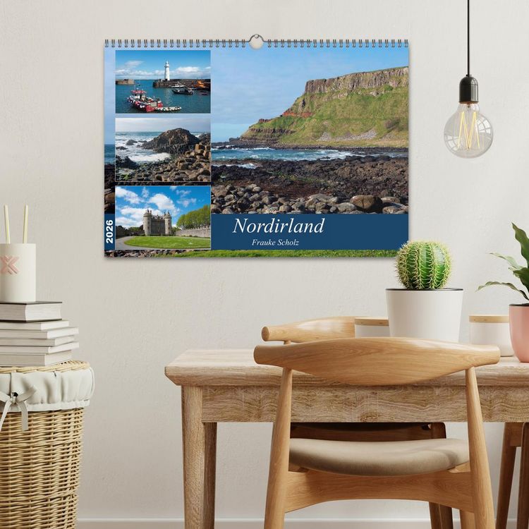 Produktbild: Nordirlands Highlights (Wandkalender 2026 DIN A3 quer), CALVENDO Monatskalender