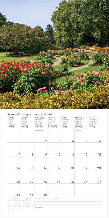 Produktbild: Aufgebl&uuml;ht - KUNTH Broschurkalender 2027