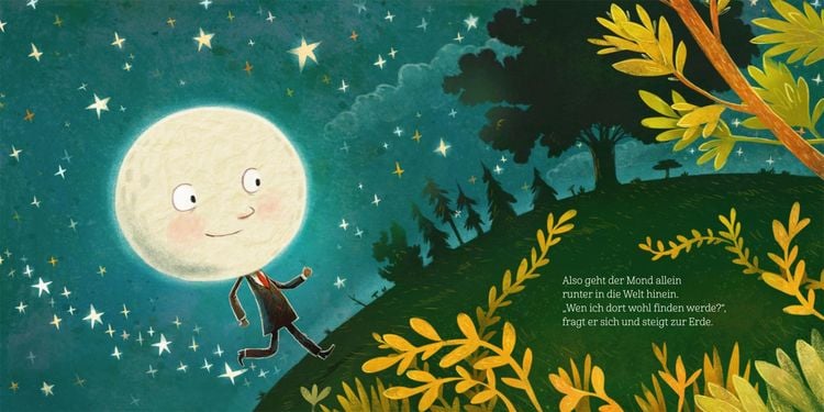 Produktbild: Wenn der Mond in der Nacht &uuml;ber alle Tiere wacht ... gibt er auch auf dich gut acht