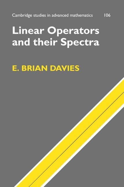 Produktbild: Linear Operators and their Spectra