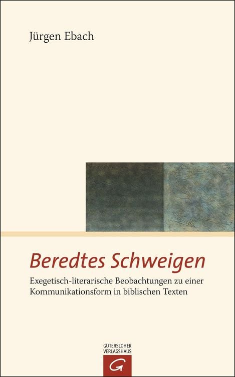 Produktbild: Beredtes Schweigen