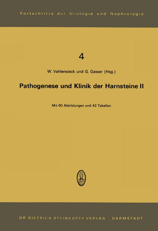 Produktbild: Pathogenese und Klinik der Harnsteine II