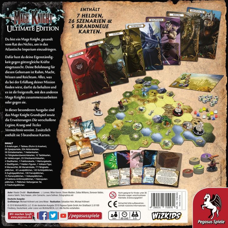 Produktbild: Pegasus Spiele - Mage Knight Big Box