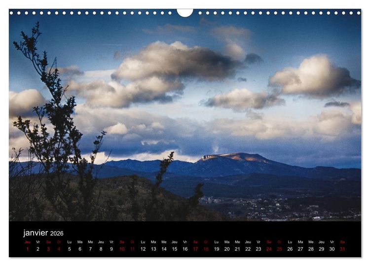 Produktbild: Horizons ard&eacute;chois (Calendrier mural 2026 DIN A3 vertical), CALVENDO calendrier mensuel