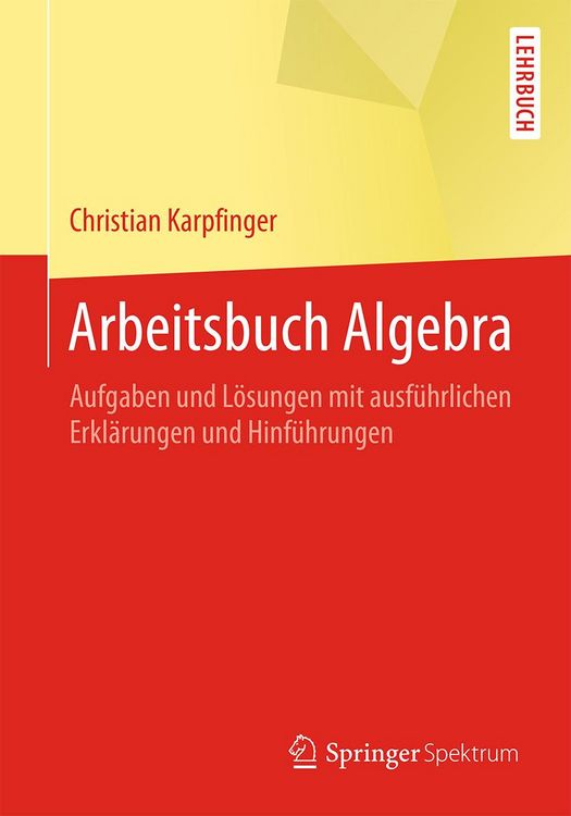 Produktbild: Arbeitsbuch Algebra