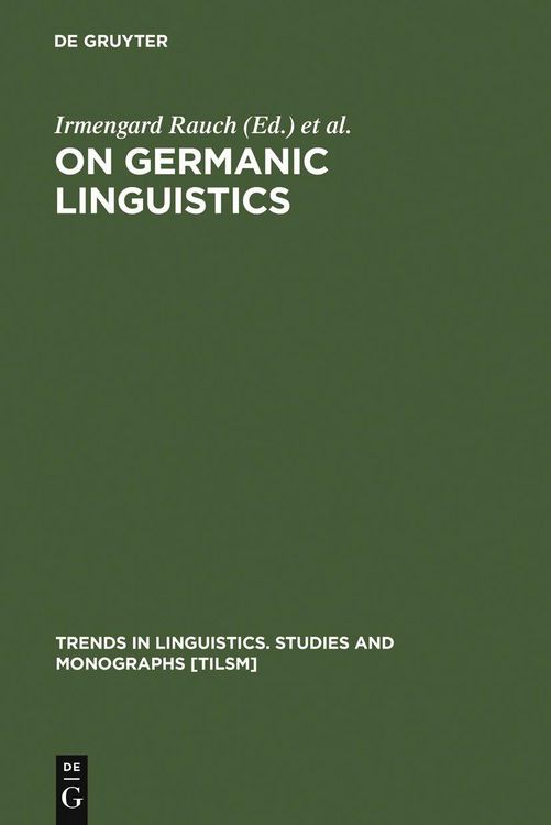 Produktbild: On Germanic Linguistics