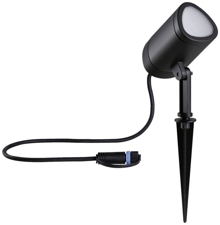 Produktbild: Paulmann 94849 Beleuchtungssystem Plug & Shine LED-Gartenstrahler LED 6.5W RGBW Anthrazit