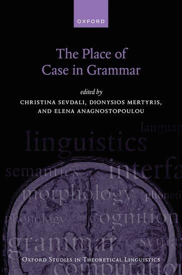 Produktbild: The Place of Case in Grammar
