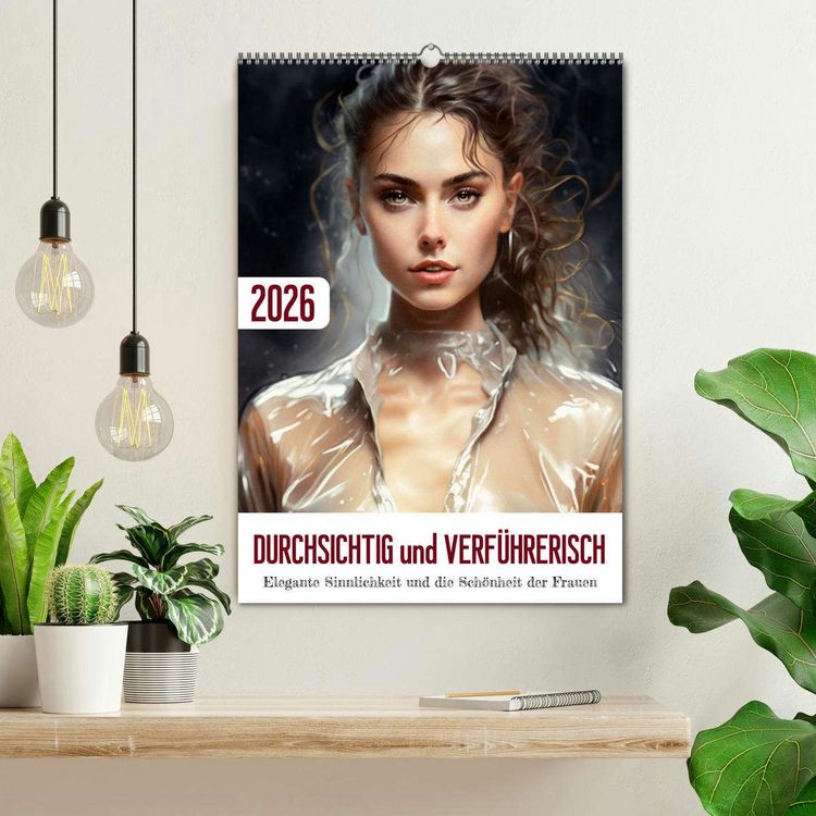 Produktbild: Durchsichtig und verf&uuml;hrerisch (Wandkalender 2026 DIN A2 hoch), CALVENDO Monatskalender