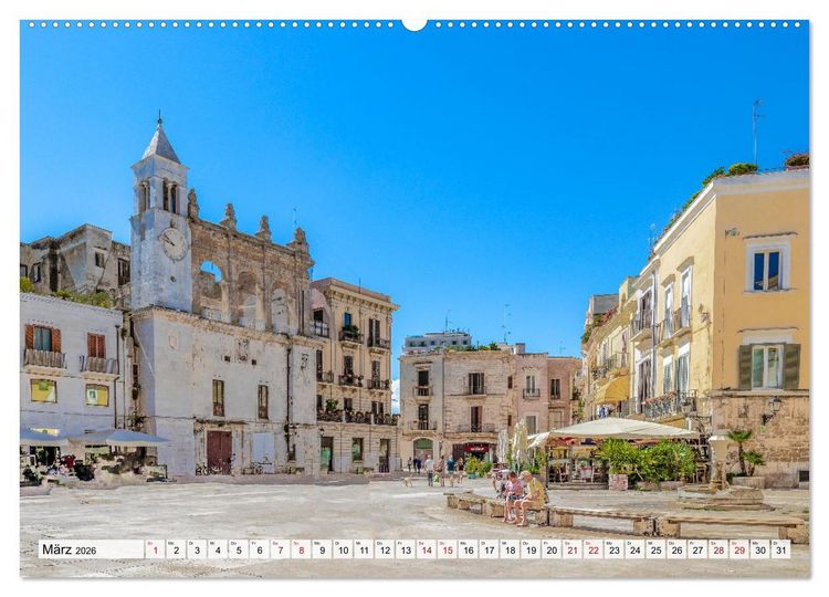 Produktbild: Apulien - Traumregion am Stiefelabsatz Italiens (Wandkalender 2026 DIN A2 quer), CALVENDO Monatskalender