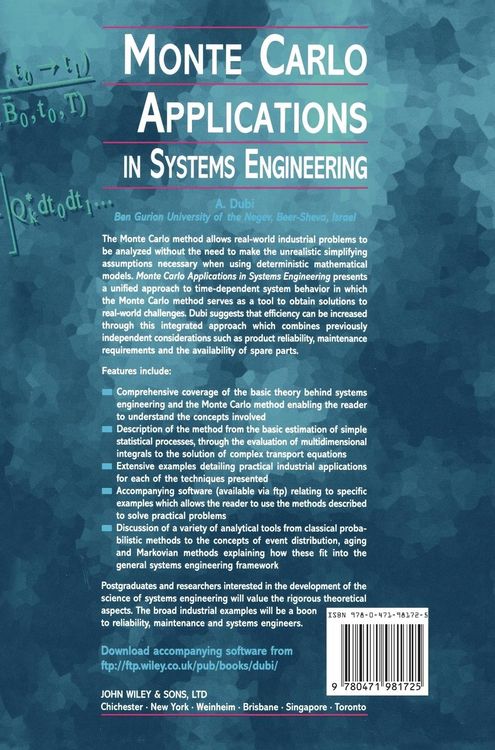 Produktbild: Monte Carlo Applications in Systems Engineering