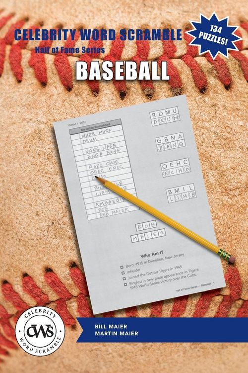 Produktbild: Celebrity Word Scramble Hall of Fame Series Baseball