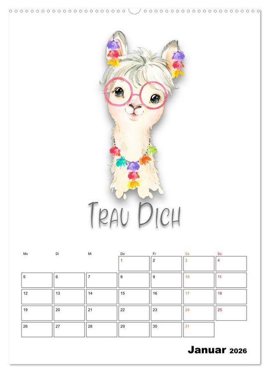 Produktbild: Bleib cool - Gute-Laune-Kalender (hochwertiger Premium Wandkalender 2026 DIN A2 hoch), Kunstdruck in Hochglanz