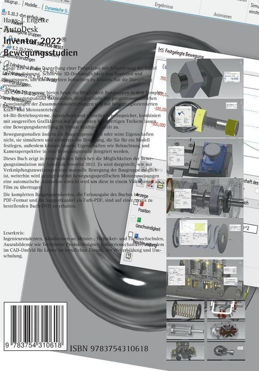 Produktbild: AutoDesk Inventor 2022 Bewegungsstudien
