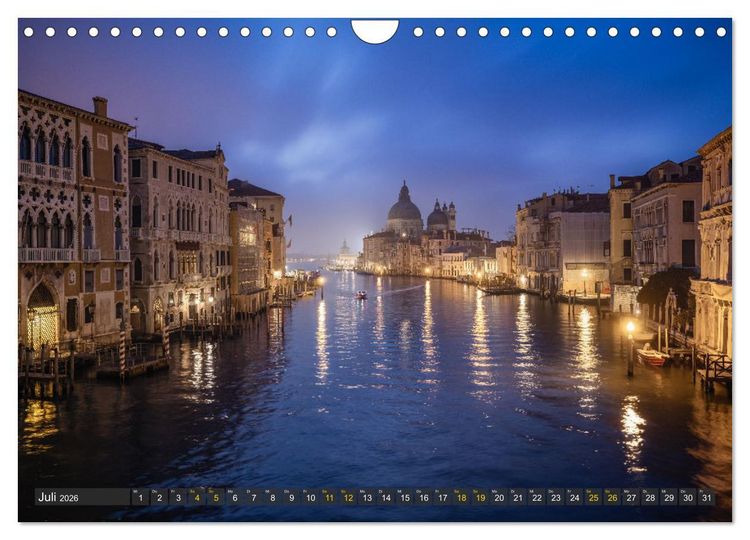 Produktbild: Malerisches Venedig (Wandkalender 2026 DIN A4 quer), CALVENDO Monatskalender