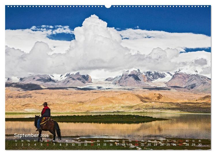 Produktbild: Faszinierende Landschaften entlang der chinesischen Seidenstrasse (hochwertiger Premium Wandkalender 2026 DIN A2 quer), Kunstdruck in Hochglanz