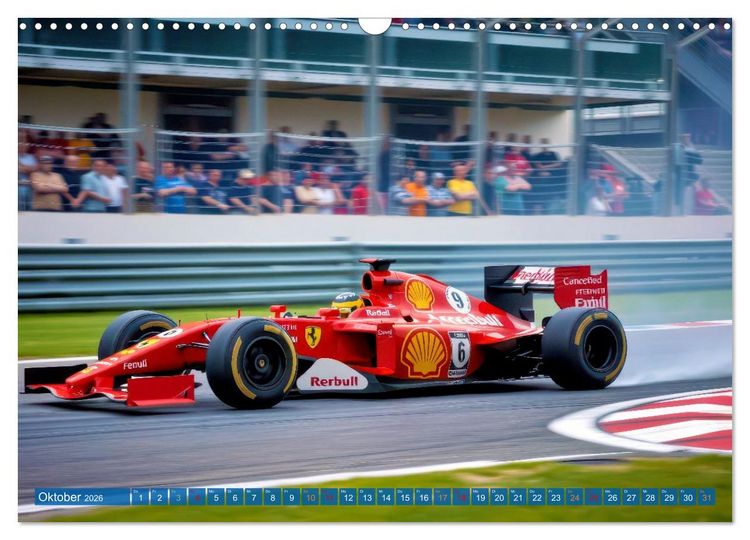 Produktbild: Formel 1 Boxenstopp (Wandkalender 2026 DIN A3 quer), CALVENDO Monatskalender