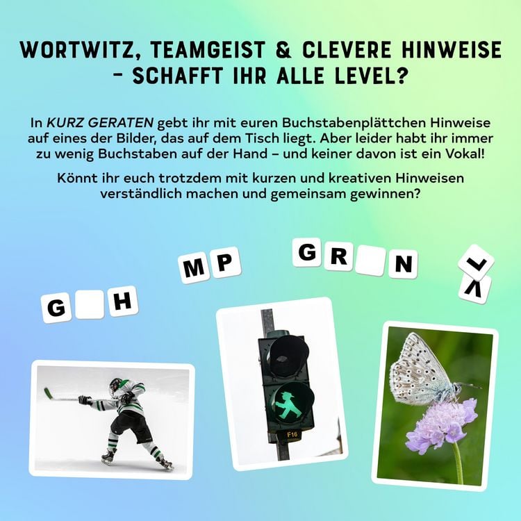 Produktbild: Kurz Geraten &ndash; Ohne Vokale bis zum Finale!