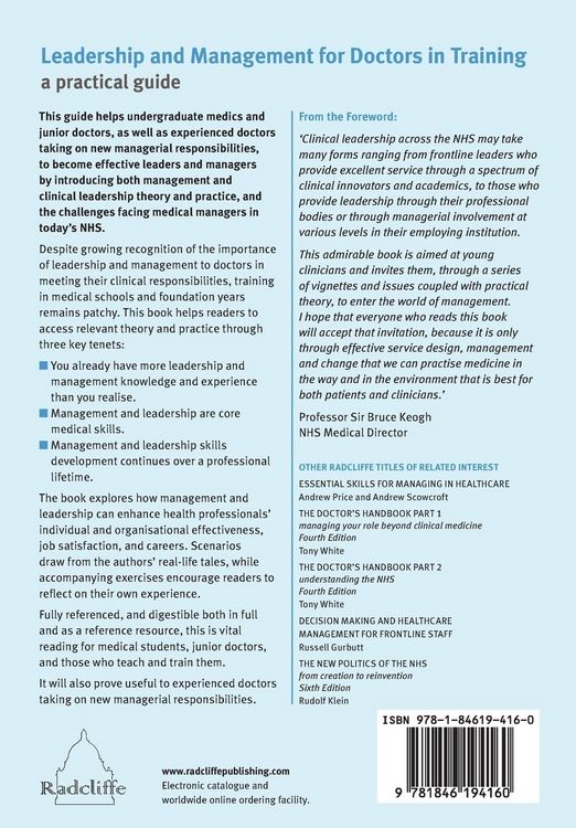 Produktbild: Leadership and Management for Doctors in Training