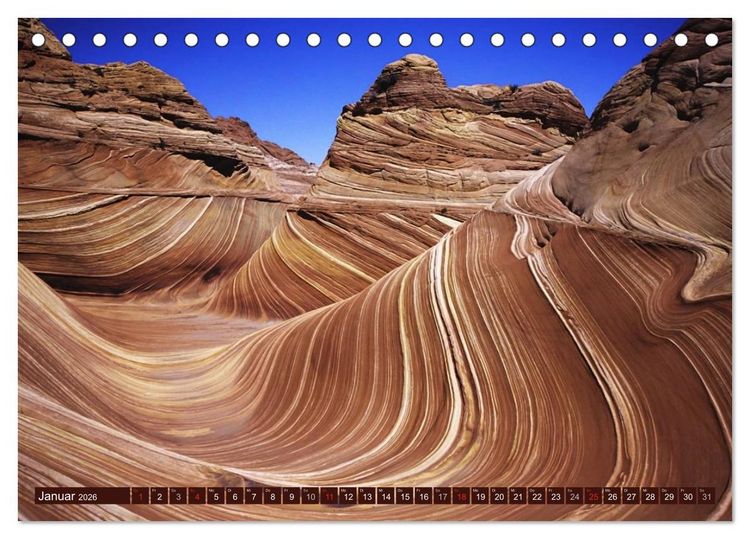 Produktbild: Arizona &bull; Impressionen (Tischkalender 2026 DIN A5 quer), CALVENDO Monatskalender