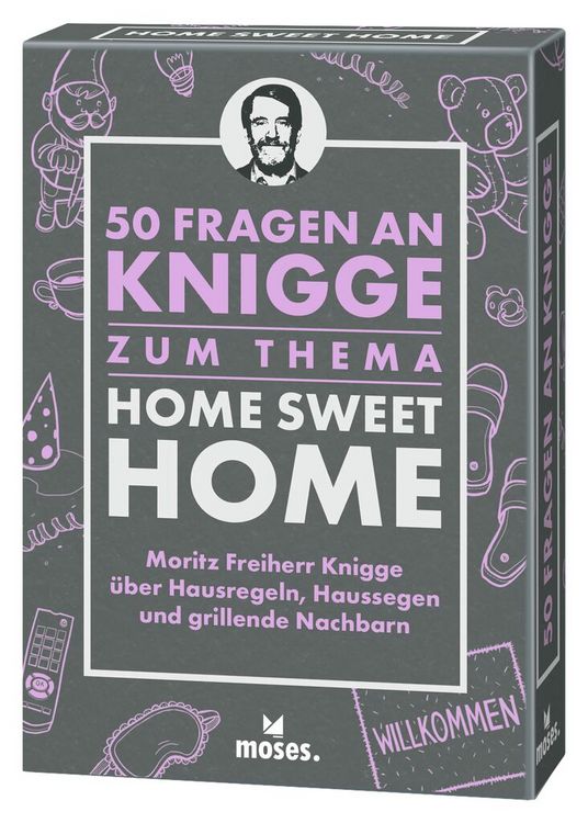 Produktbild: 50 Fragen an Knigge zum Thema Home Sweet Home