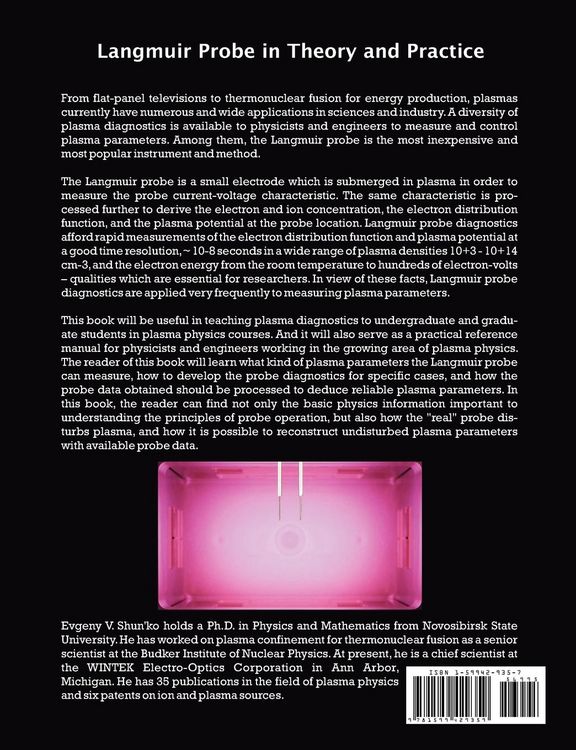 Produktbild: Langmuir Probe in Theory and Practice
