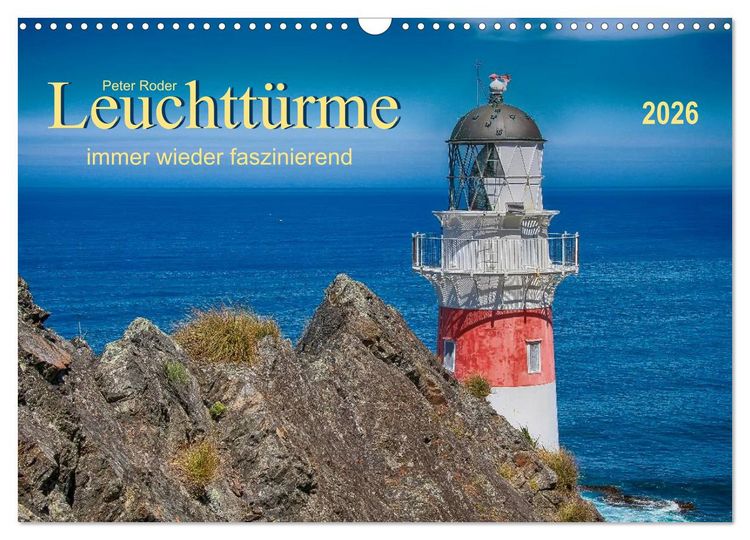 Produktbild: Leucht&uuml;rme - immer wieder faszinierend (Wandkalender 2026 DIN A3 quer), CALVENDO Monatskalender