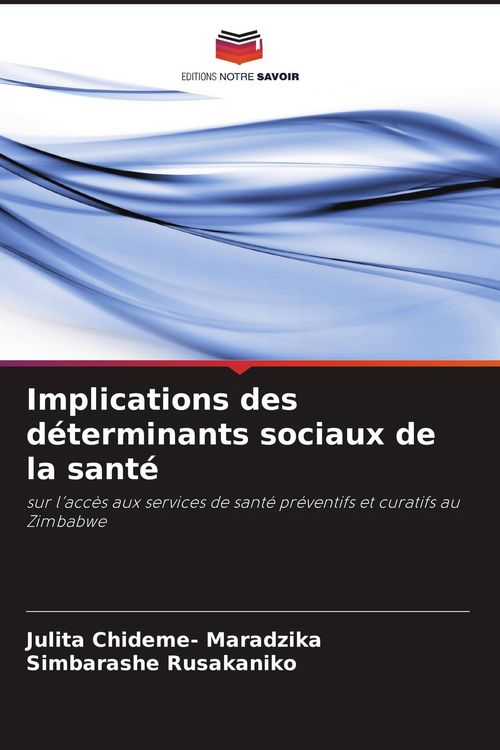 Produktbild: Implications des d&eacute;terminants sociaux de la sant&eacute;
