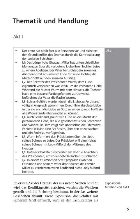 Produktbild: Lekt&uuml;rehilfen Friedrich Schiller 'Kabale und Liebe'