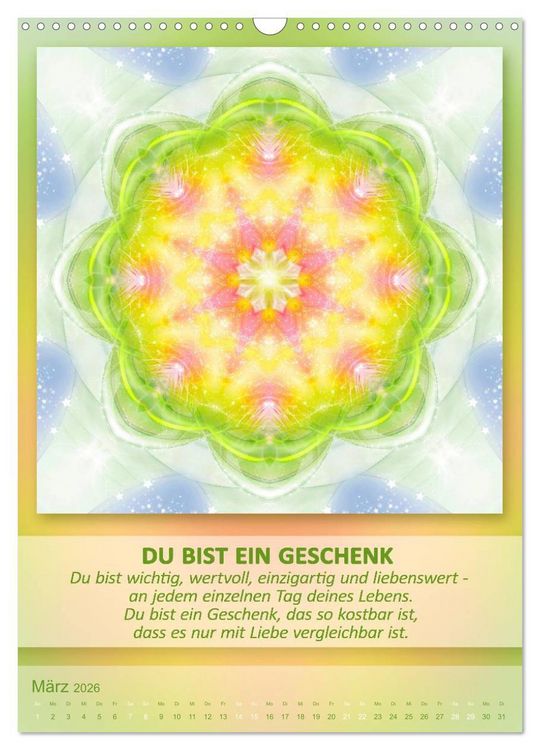 Produktbild: Light Energy Mandalas - Kalender - Vol. 1 (Wandkalender 2026 DIN A3 hoch), CALVENDO Monatskalender