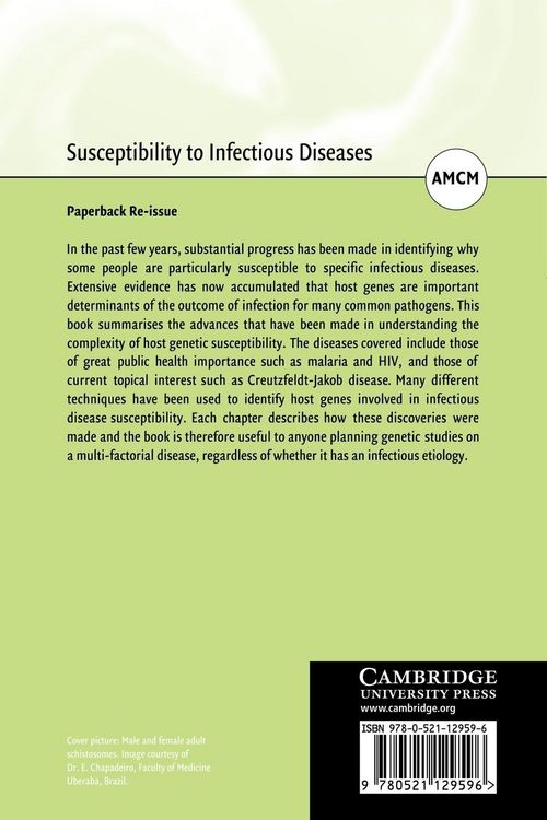 Produktbild: Susceptibility to Infectious Diseases