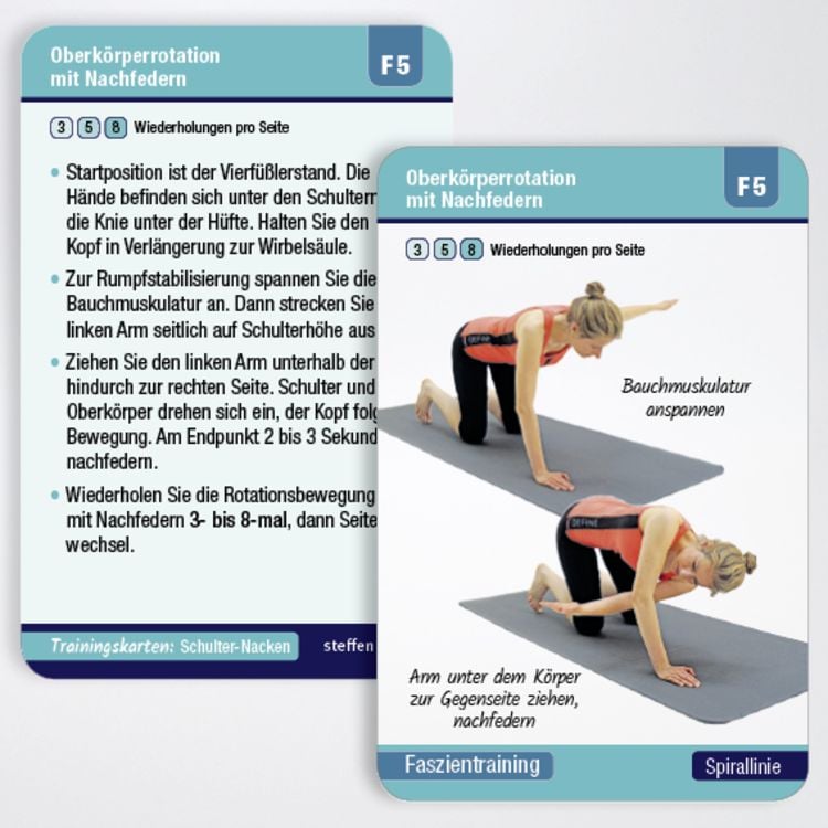 Produktbild: Trainingskarten: Schulter-Nacken