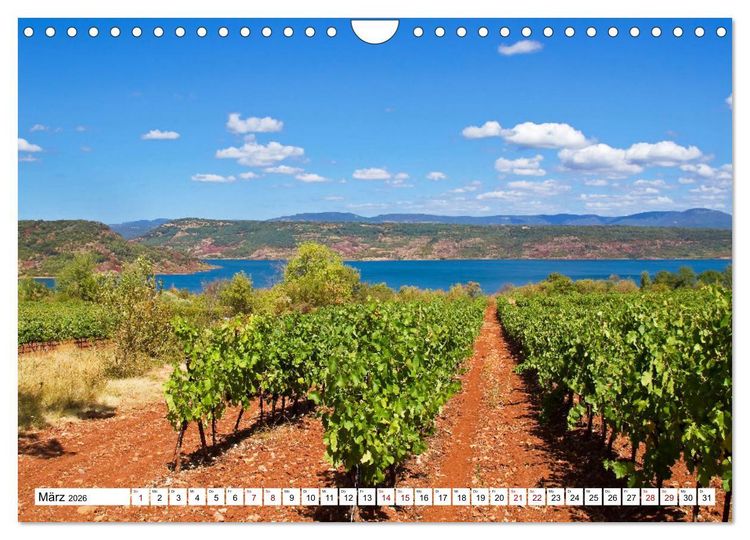 Produktbild: S&uuml;dwestfrankreich - St&auml;dte, Landschaften und Meer (Wandkalender 2026 DIN A4 quer), CALVENDO Monatskalender