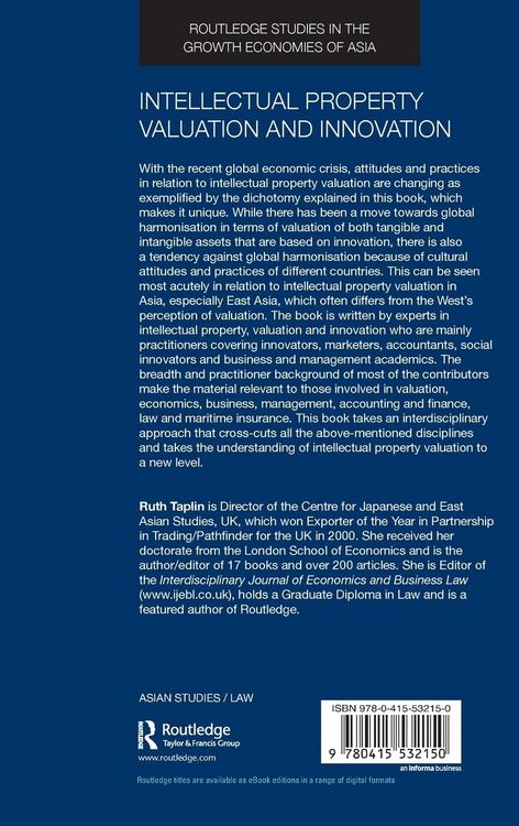 Produktbild: Intellectual Property Valuation and Innovation