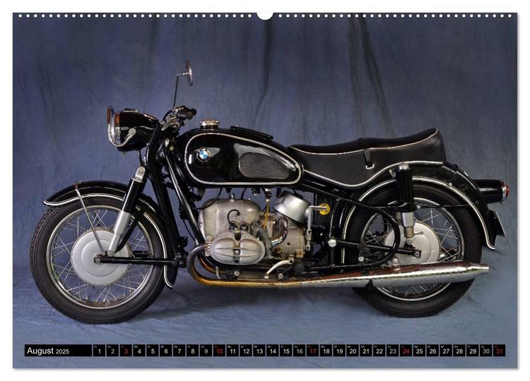 Produktbild: BMW R69S (Wandkalender 2025 DIN A2 quer), CALVENDO Monatskalender