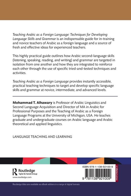 Produktbild: Teaching Arabic as a Foreign Language