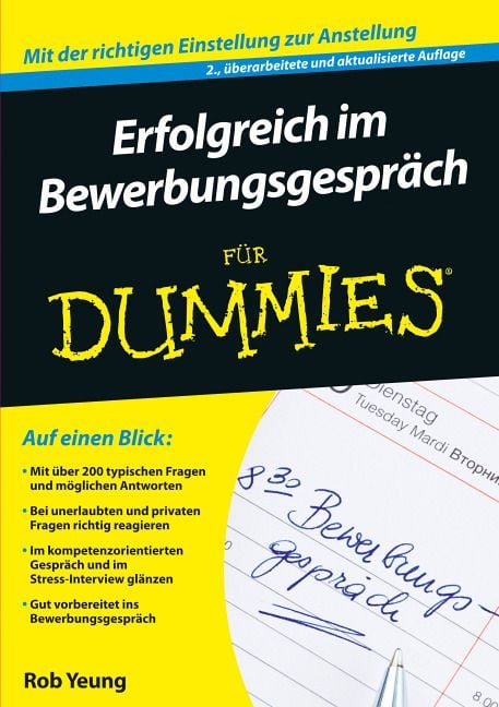Produktbild: Erfolgreich im Bewerbungsgespr&auml;ch f&uuml;r Dummies