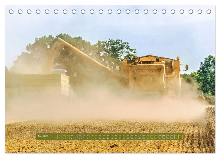 Produktbild: Giganten der Ernte (Tischkalender 2026 DIN A5 quer), CALVENDO Monatskalender
