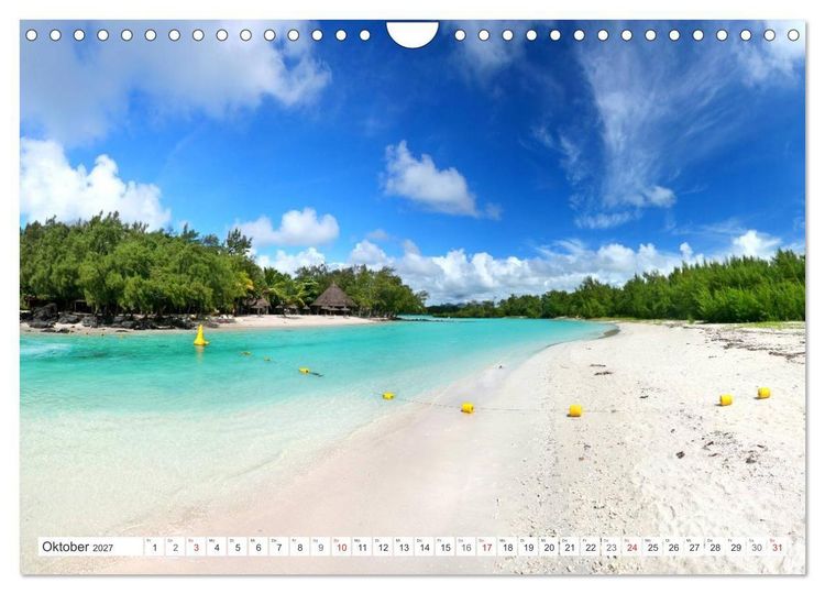 Produktbild: Mauritius (Wandkalender 2027 DIN A4 quer), CALVENDO Monatskalender
