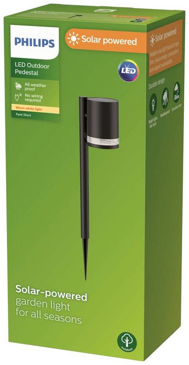 Produktbild: Philips LED 8720169265561 Fyce Solar-Gartenleuchte LED 1.5W