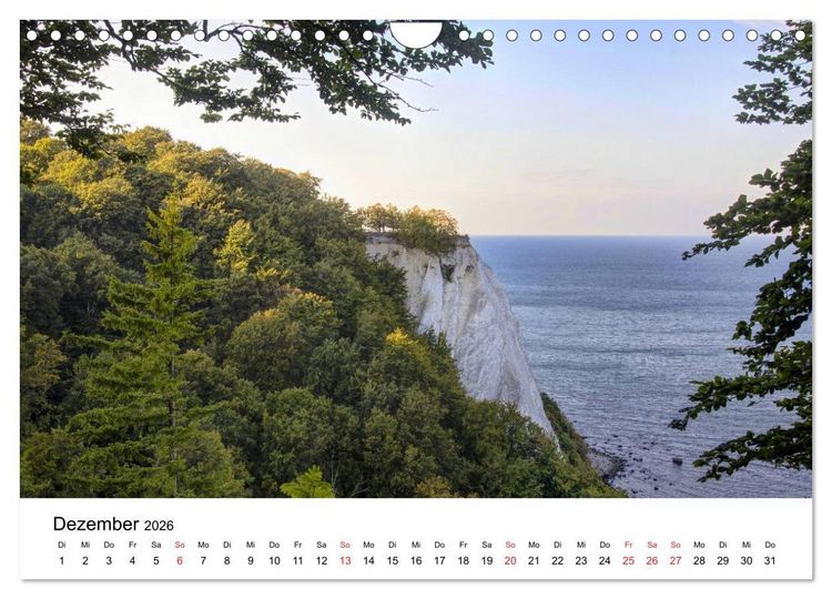 Produktbild: Der Hochuferweg im Jasmund Nationalpark (Wandkalender 2026 DIN A4 quer), CALVENDO Monatskalender
