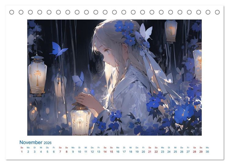 Produktbild: Der M&auml;dchen-Kalender (Tischkalender 2026 DIN A5 quer), CALVENDO Monatskalender