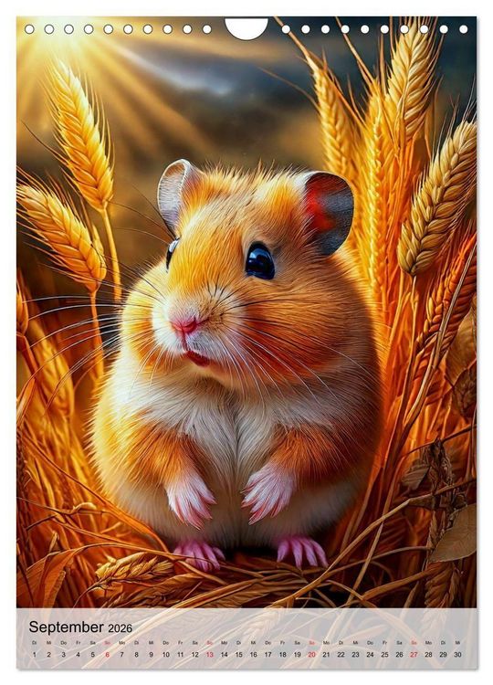 Produktbild: Kleine Wildtiere (Wandkalender 2026 DIN A4 hoch), CALVENDO Monatskalender